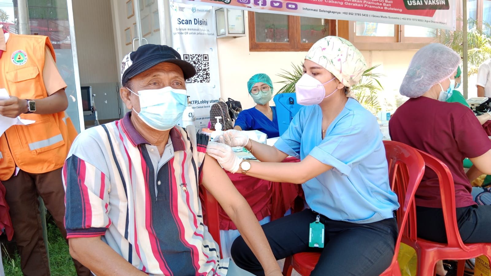 podiumnews.com-Vaksinasi  Booster di Buleleng Capai Target